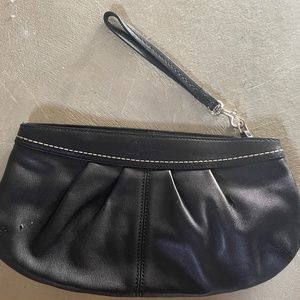 Black Coach clutch/wristlet
